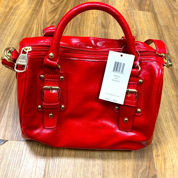 Steve Madden Handbags - NWT Steve Madden Red Satchel